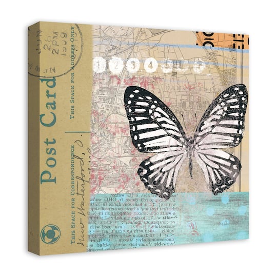 Monarch Midday Flight 20" x 20" Canvas Wall Art